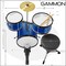 Gammon 3-Piece Junior Drum Set with Throne, Complete Beginner Kit with Bass Drum, Toms, Cymbal, Pedal, and Drumsticks